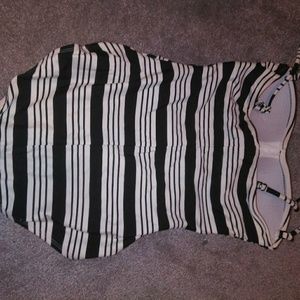 Bathing suit, socks, bra